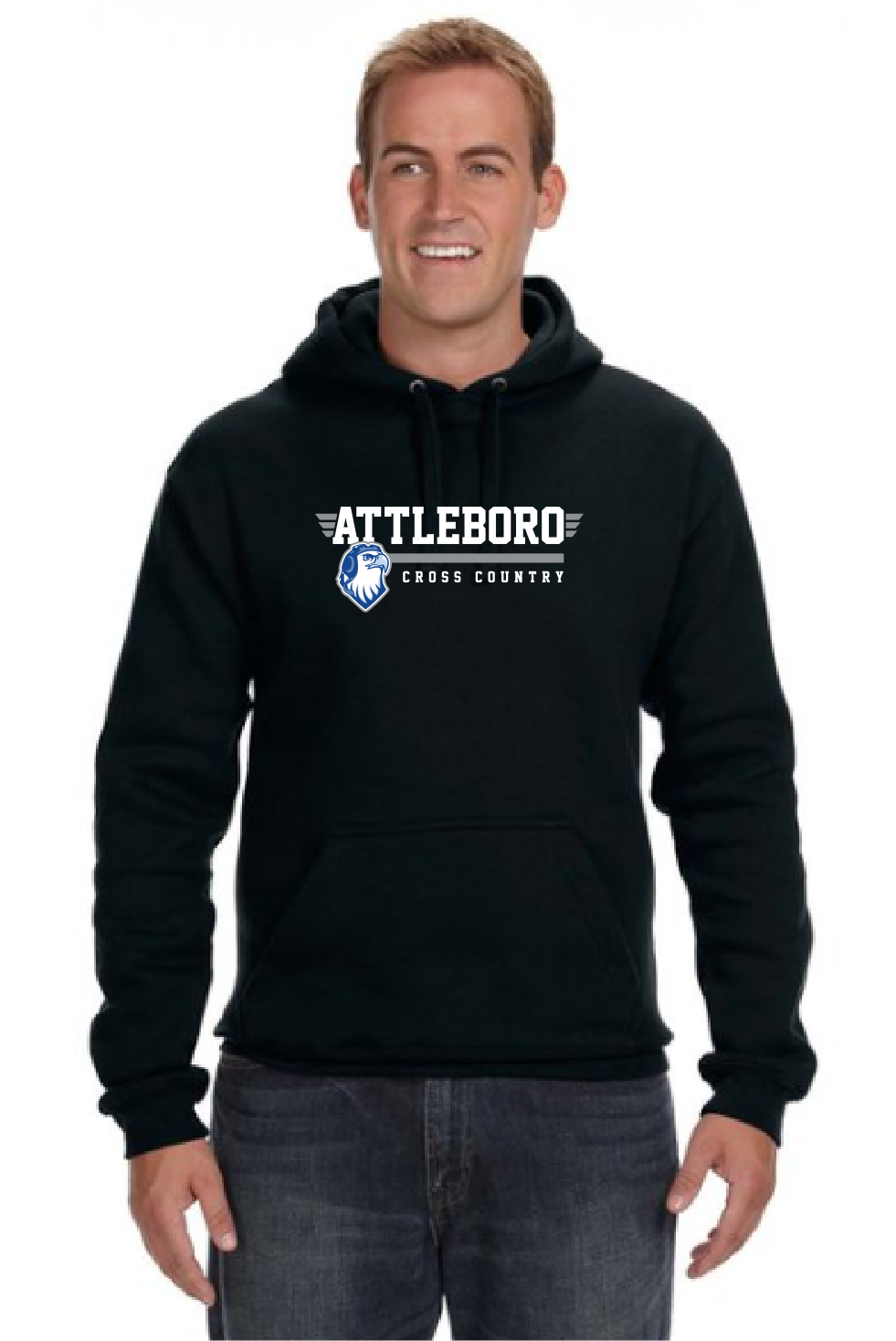 Attleboro Cross Country Premium Pullover Hooded Sweatshirt (JA8824)