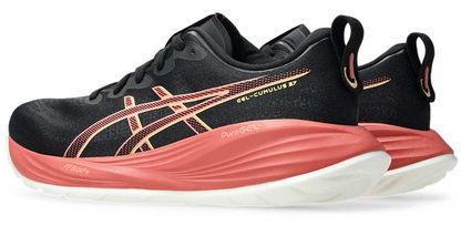 Asics Womens Gel Cumulus 27 - Black/Orange Glow (1012B772-003)