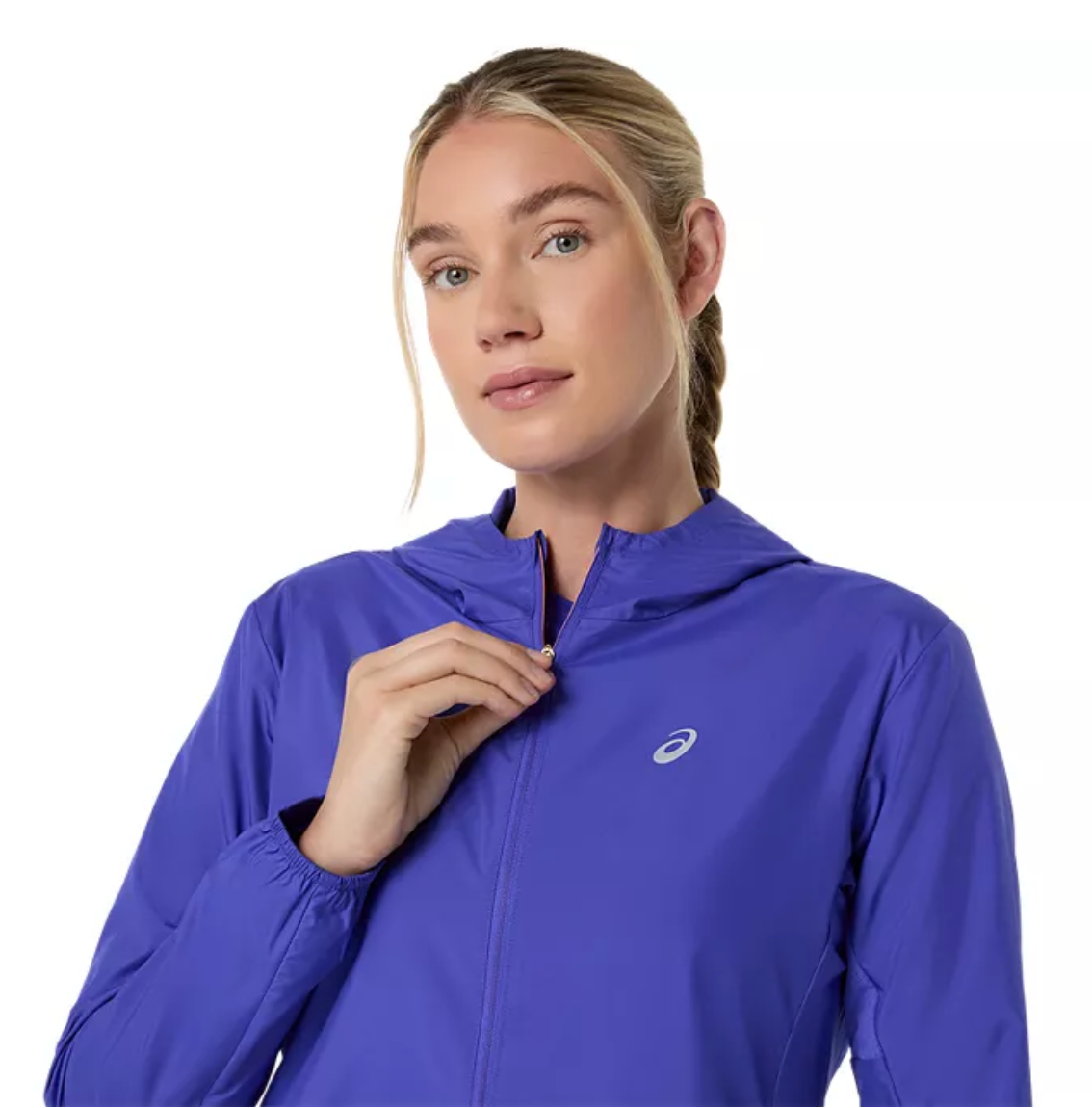 2026 ASICS Los Angeles Marathon FINISHER - ASICS Women's Silver Jacket Cobalt Burst (2012D148) (LA26-37)