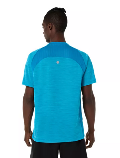 ASICS Men's Road SS Top Aegean Blue (2011D453)