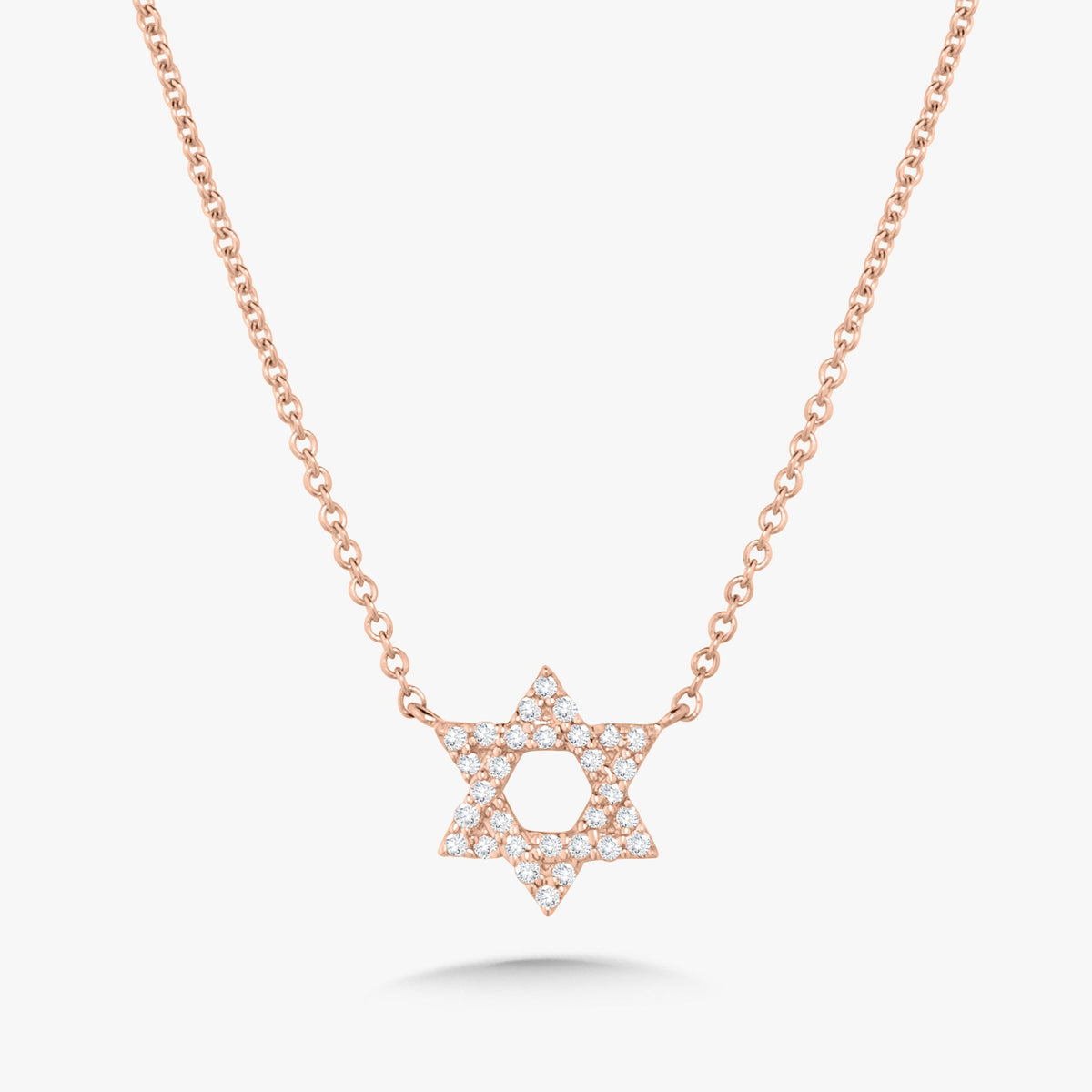 Mini Star of David Diamond Necklace