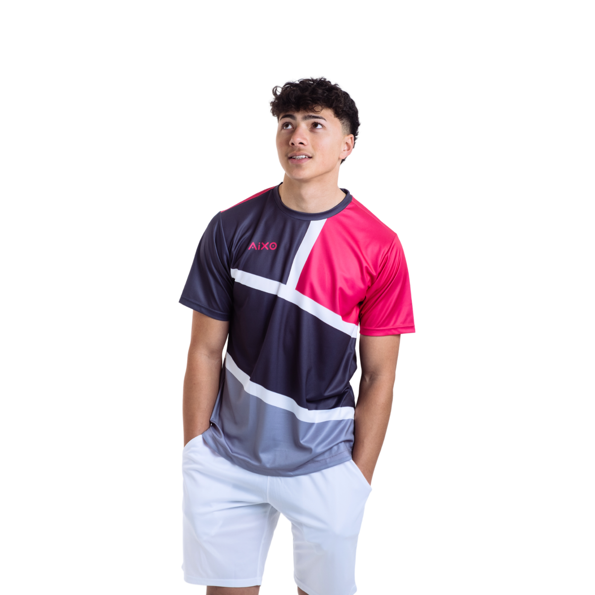 Aixo Court Mens T Shirt Graphite