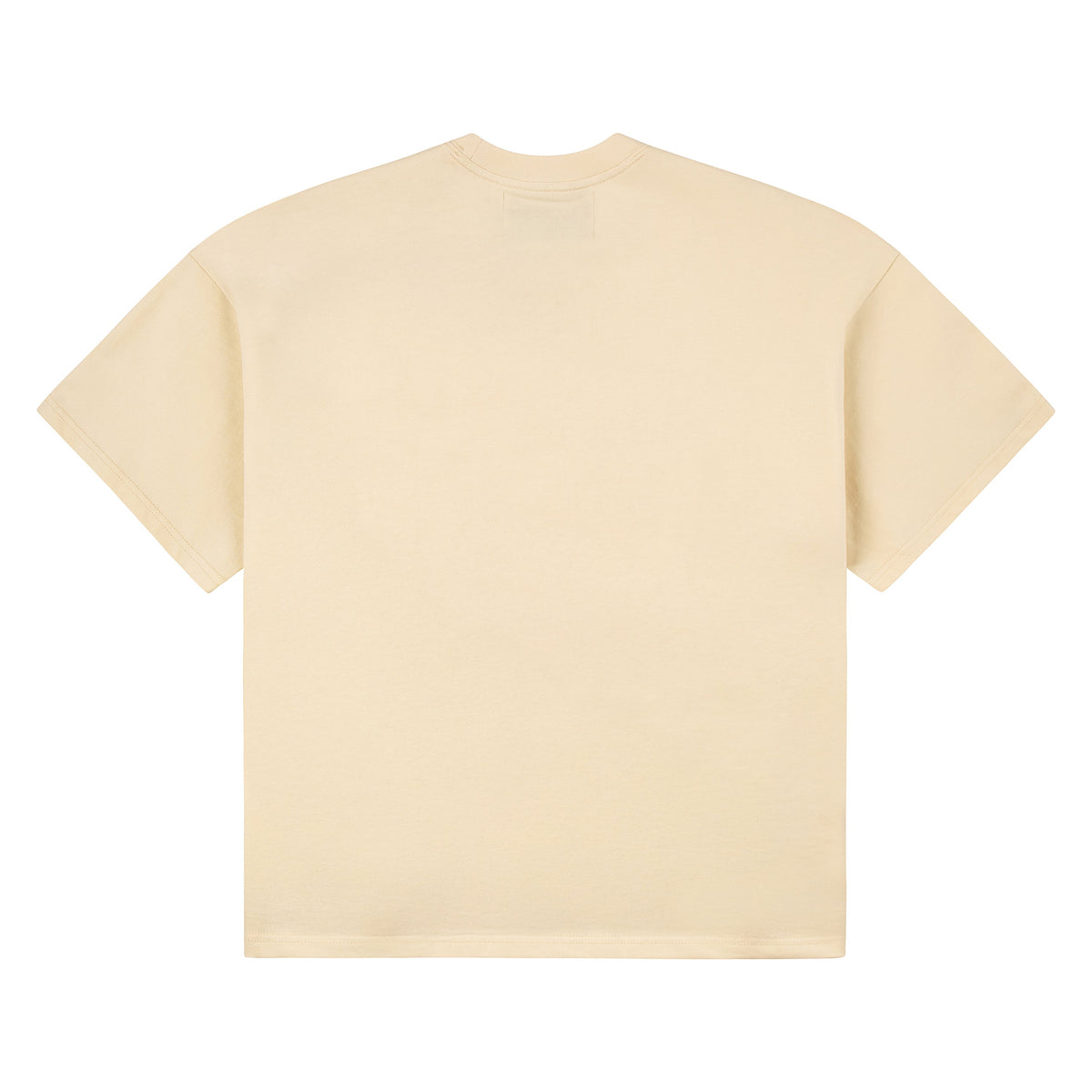 Logo Tee | Creme/White