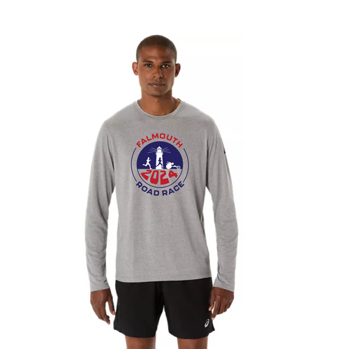 ASICS Men's Falmouth Road Race 2024 PR Long Sleeve Triblend Tee (2011D378-020) FRR31-24 (POS)