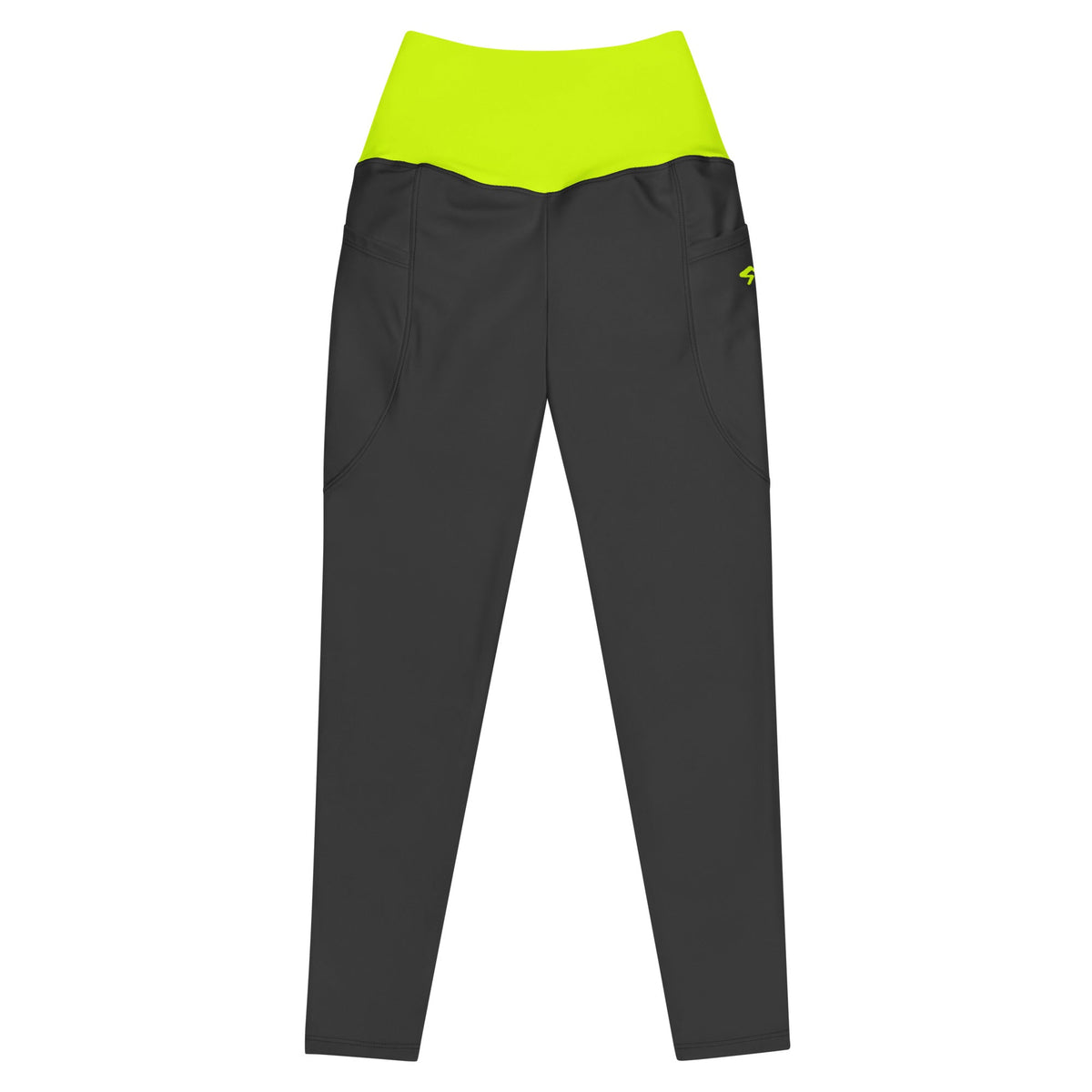 GymBum UK Luminous Surge Leggings with pockets – Summit Yellow
