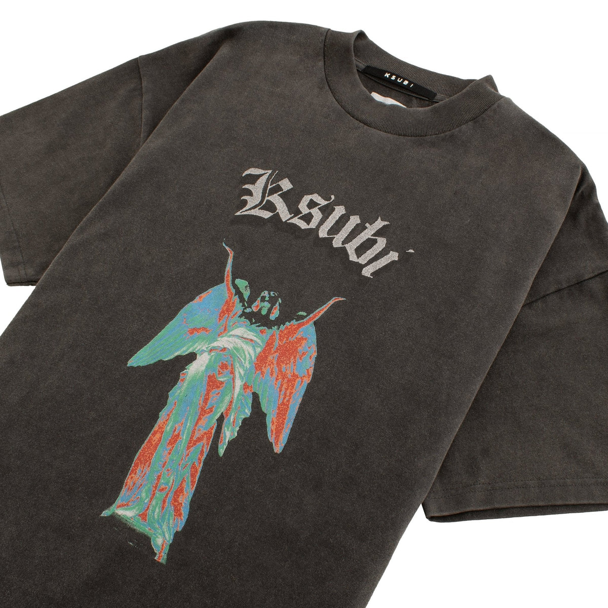 Angelik Excess Tee | Acid Black