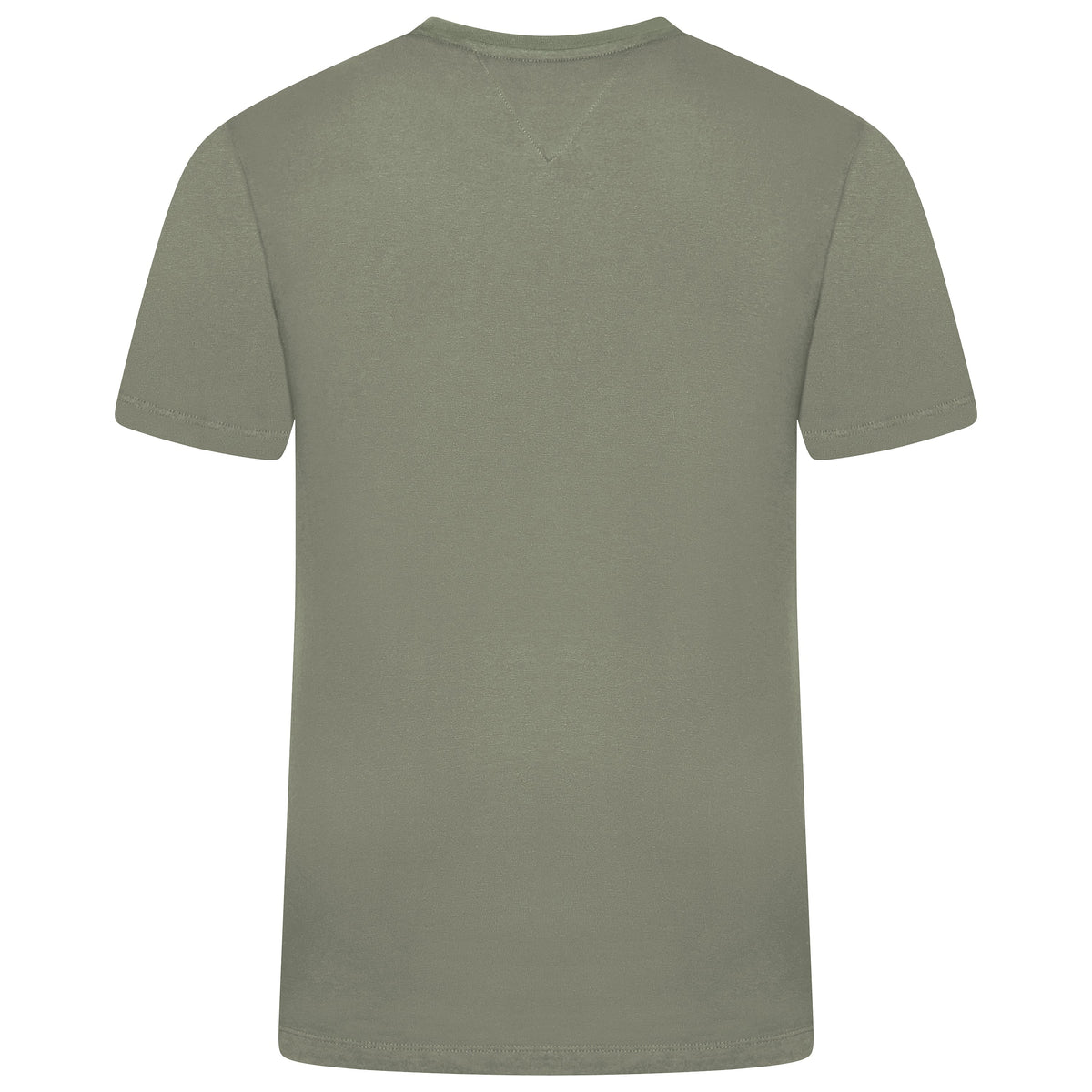Tommy Hilfiger Flag Embroidery Fitted Crew Neck T-Shirt