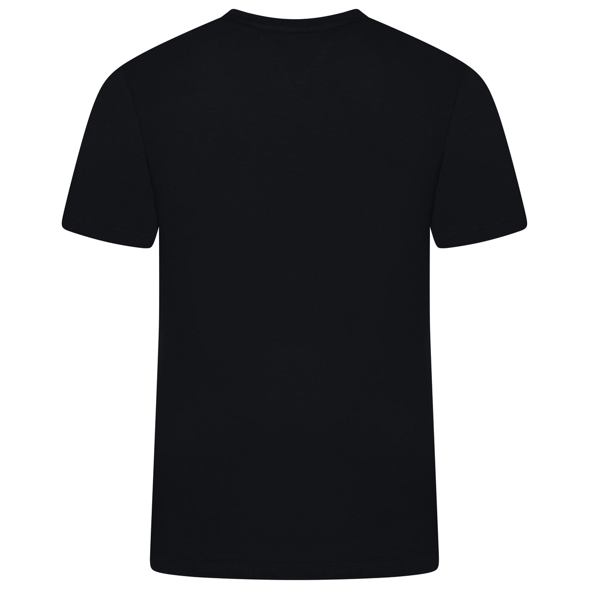 Tommy Hilfiger Flag Embroidery Fitted Crew Neck T-Shirt