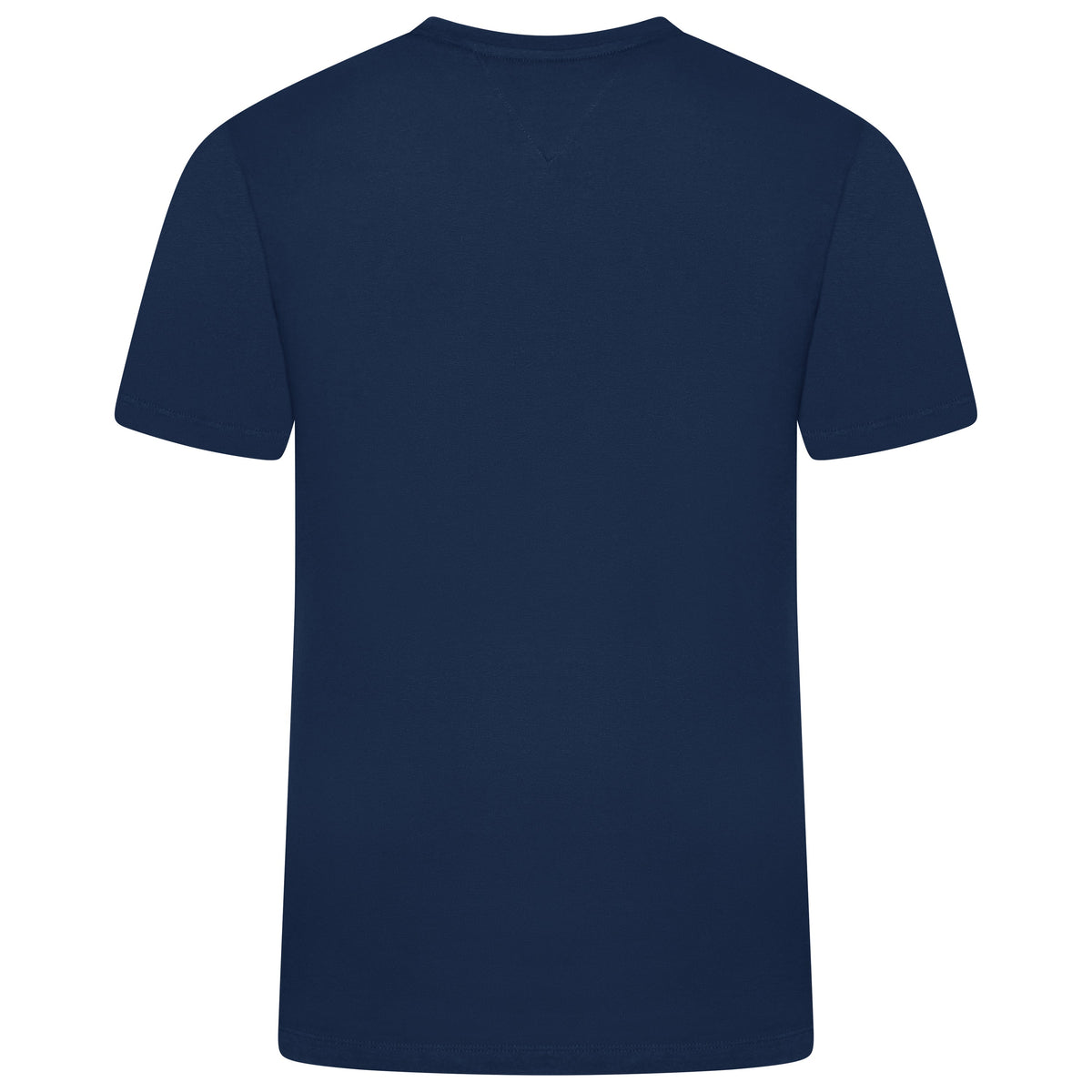 Tommy Hilfiger Flag Embroidery Fitted Crew Neck T-Shirt