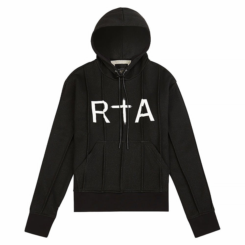 Pintuck Hoodie | Black