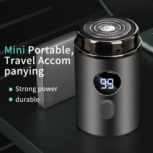 🔥Hot Promotion 49% OFF🔥Powerful Mini Electric Shaver With Digital Display